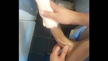 testing rubber vagina